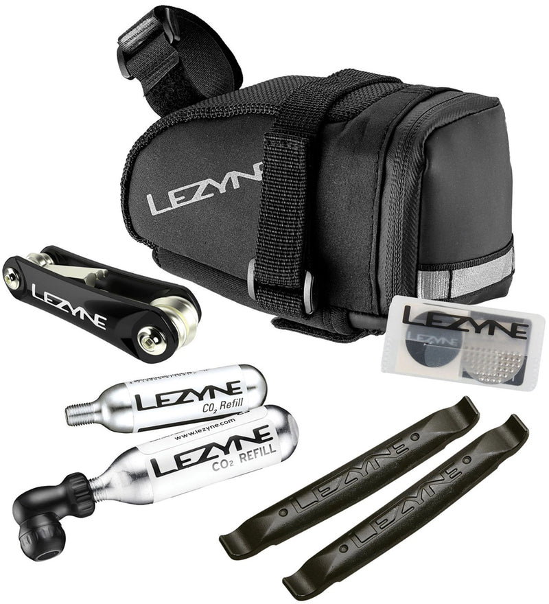 Afbeelding laden in galerijviewer, Lezyne caddy m co2 kit saddle bag
