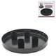 Dienblad kaarsenhouder metaal zwart 20 cm | 6 stuks