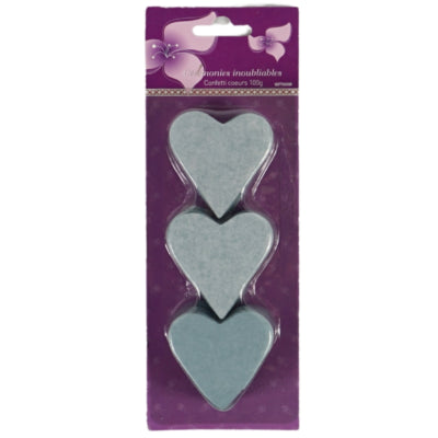Afbeelding laden in galerijviewer, Confetti hart blauw 100 g | 24 stuks
