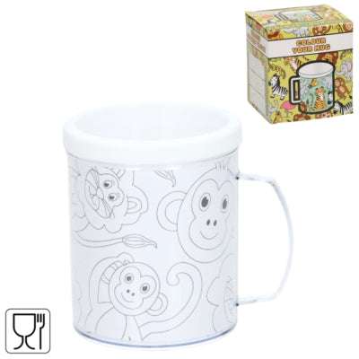 Afbeelding laden in galerijviewer, Kleur je eigen beker dieren 250 ml | 36 stuks
