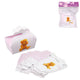 Geschenkverpakking babyshower teddybeer roze set van 5 | 24 stuks