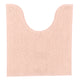 Wc mat roze polyester 45 x 50 cm | 6 stuks