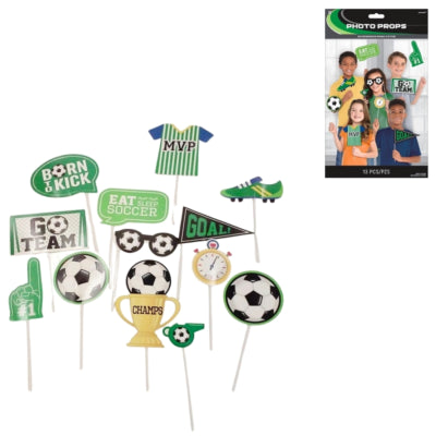 Afbeelding laden in galerijviewer, Amscan fotobooth props goal getter set van 13 | 12 stuks
