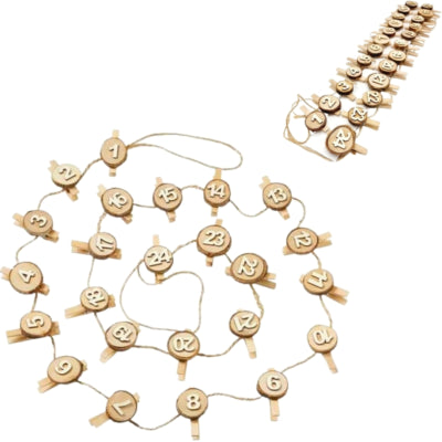 Afbeelding laden in galerijviewer, Adventskalender diy 5 cm set van 24 | 16 stuks
