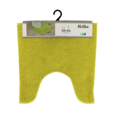 Afbeelding laden in galerijviewer, Wc mat limegroen polyester 45 x 50 cm | 6 stuks
