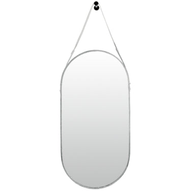 Len-fra wandspiegel miami ii zilverkleurig 50 x 100 cm | 2 stuks