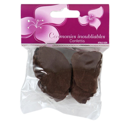 Confetti vlinders bruin 7 cm | 48 stuks
