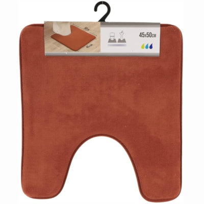Afbeelding laden in galerijviewer, Wc mat terracotta microfiber 45 x 50 cm | 16 stuks
