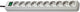 Brennenstuhl eco-line stekkerdoos met schakelaar 10-voudig lichtgrijs 3m h05vv-f 3g1,5