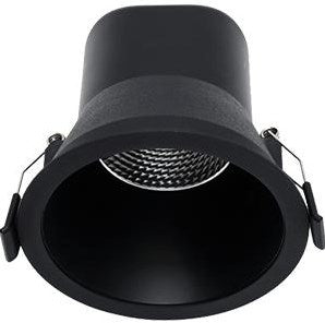 Afbeelding laden in galerijviewer, Enzo profolux led downlighter zwart reflector 6w 3000k dimbaar - led2460
