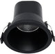 Enzo profolux led downlighter zwart reflector 6w 3000k dimbaar - led2460
