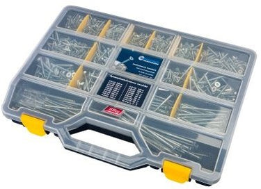 Proftec assortimentskoffer groot spaanplaatschroeven vz pk pz - 8900.01.00100
