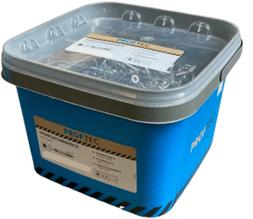 Proftec spaanplaatschroef vz pk +snijpunt torx tx20 (+bit) 4.0x40 24 | 2000 stuks - 5289.01.25603