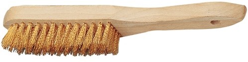 Promat tecwerk staalborstel | lengte 295 mm | 0,3 mm messing | 5-rijig - 4000841035