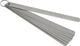 Promat tecwerk voelermaat | bladsterkte 0,05-1,0 mm | staal | lengte 200 mm aantal bladen 20 st. - 4000858468