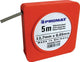 Promat tecwerk voelermaatband | dikte 0,10 mm | lengte 5 m breedte 12,7 mm - 4000851449