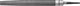 Promat tecwerk werkplaatsvijl | din 7261 | lengte 300 mm dwarsdoorsnede 30 x 8,5 mm | kap 2 halfrond - 4000840150