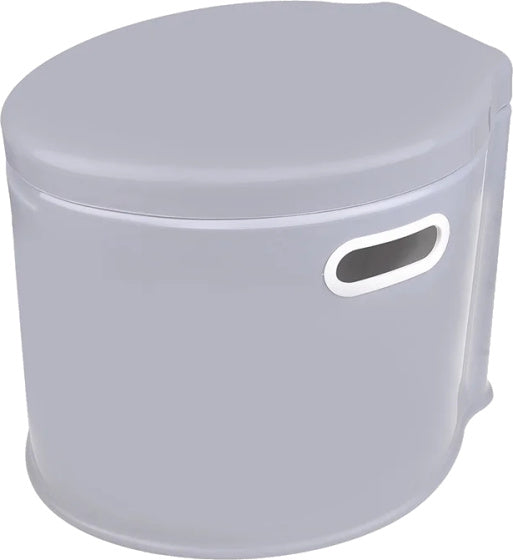 Afbeelding laden in galerijviewer, Proplus Draagbaar toilet 7 liter zithoogte 37 cm grijs
