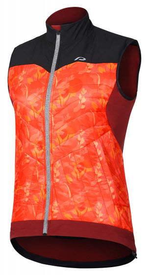 Afbeelding laden in galerijviewer, Protective Bodywarmer P-Painted Bird dames polyester rood mt 46

