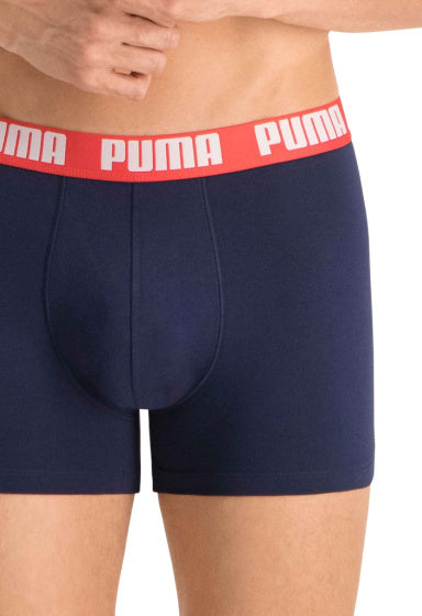 Afbeelding laden in galerijviewer, Puma Basic Boxershort Heren (Pack of 2) Grijs Blauw maat XL
