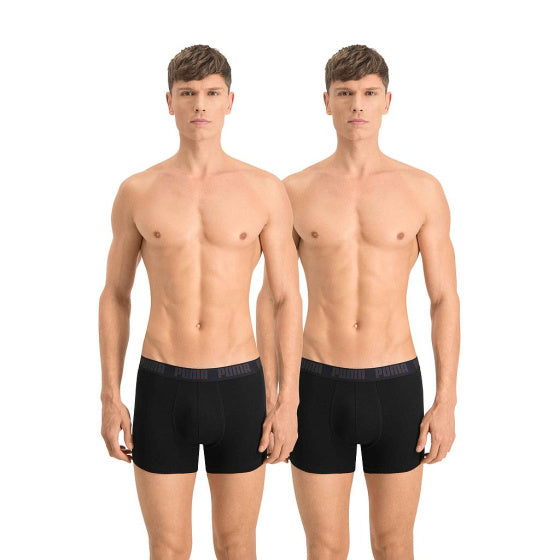 Afbeelding laden in galerijviewer, Puma Basic Boxershort Heren (Pack of 2) Zwart maat XL
