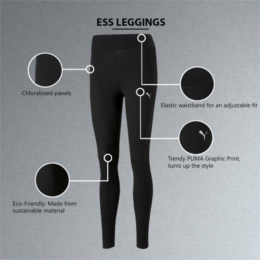 Puma ESS SportLegging Dames Zwart maat XL