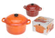 Excellent houseware stoofpan porselein + deksel 10x5cm or ro
