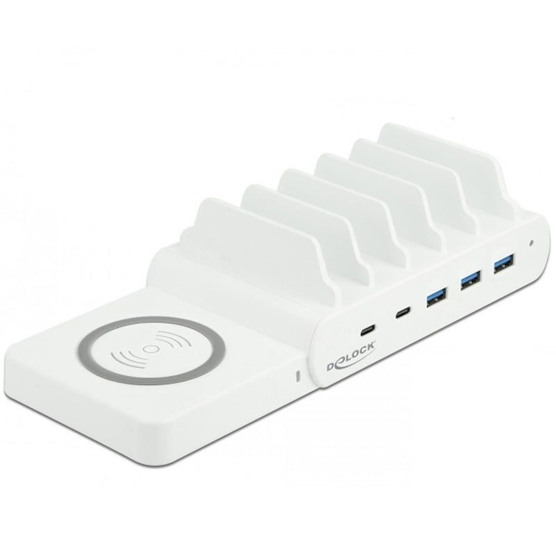 Afbeelding laden in galerijviewer, Qi oplader + usb hub
