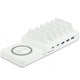 Qi oplader + usb hub