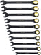 Brüder mannesmann quantool steek-ringratelsleutelset 10 dlg - q25210