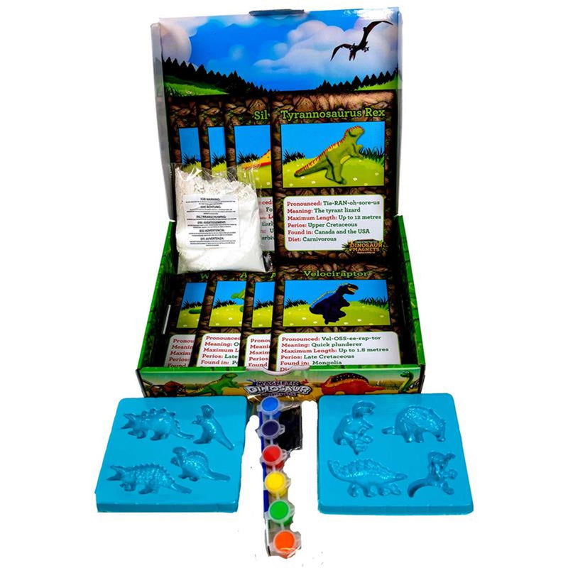 Afbeelding laden in galerijviewer, Grafix magnetische dino activity box 30x25cm 9-12 jaar
