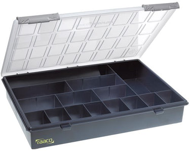 Raaco assortimentsdoos assorter, 15 vaste vakken - 136174 - 136174