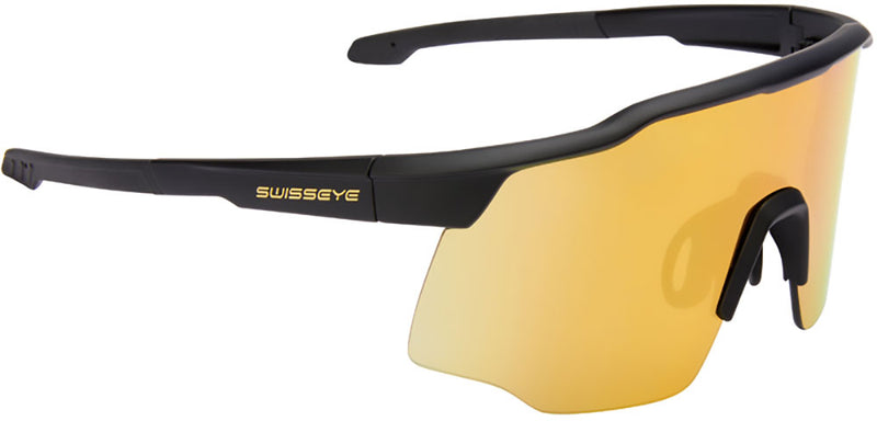 Afbeelding laden in galerijviewer, Swiss eye racer brown gold revo - sports glasses
