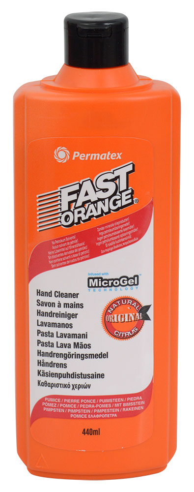 Afbeelding laden in galerijviewer, Permatex fast orange hand cleaner with pumice 440ml
