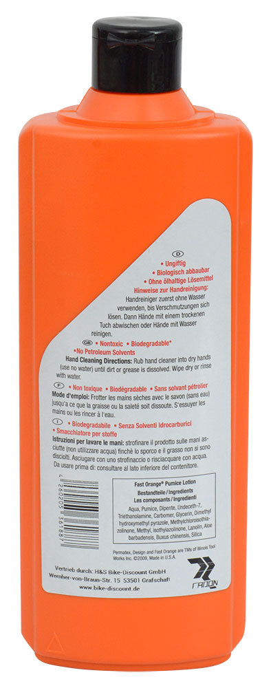 Afbeelding laden in galerijviewer, Permatex fast orange hand cleaner with pumice 440ml
