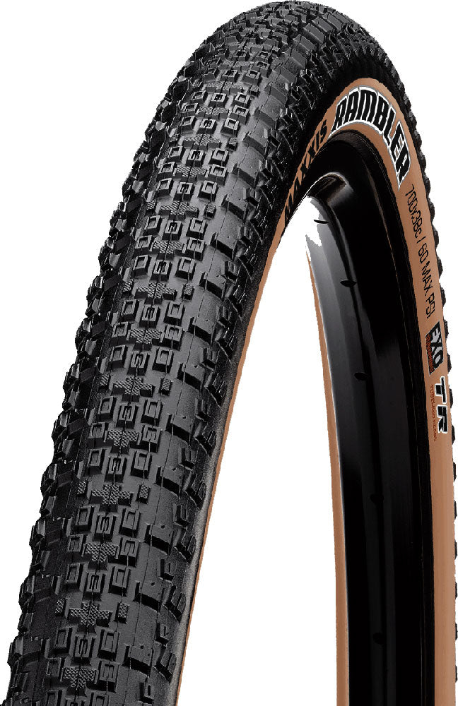 Afbeelding laden in galerijviewer, Maxxis rambler tanwall 28 tr exo dual 60 folding tire
