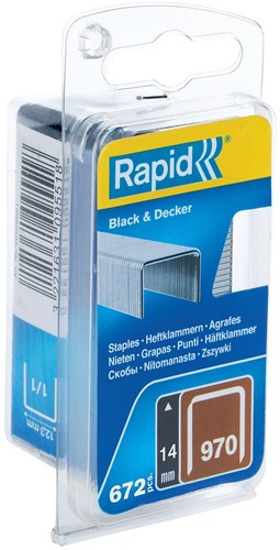 Afbeelding laden in galerijviewer, Rapid nr. 970 vlakdraadnieten dp 14 mm, 670 stuks - 40109599 - 40109599
