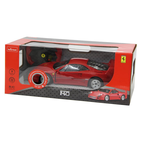 Afbeelding laden in galerijviewer, Rastar RC Ferrari F40 jongens 27 MHz 1:14 rood

