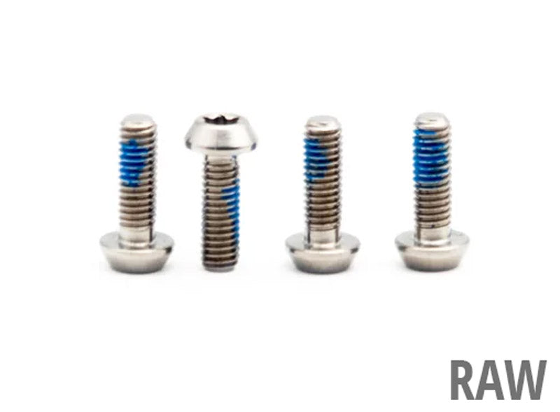 Afbeelding laden in galerijviewer, Oak components titanium screws m3x9 for sram lever bearings hope cover (4 pieces)
