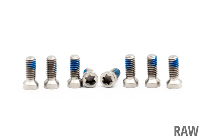 Afbeelding laden in galerijviewer, Oak components titanium screws m4x9 for 8-bolt direct mount chainring (8 pieces)
