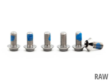Oak components titanium screws m5x10 for 6-bolt disc rotor (6 pieces)