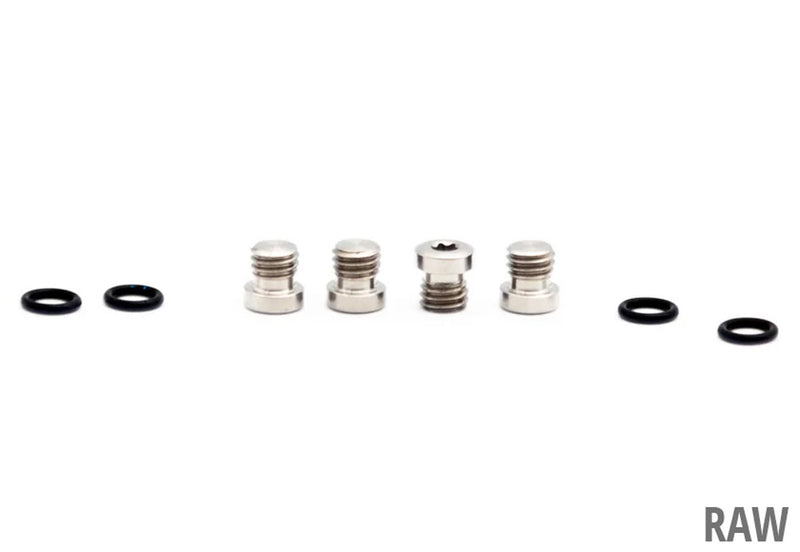 Afbeelding laden in galerijviewer, Oak components titanium screws set for sram bleedport dot (4 pieces)

