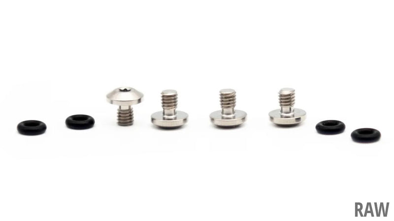 Afbeelding laden in galerijviewer, Oak components titanium screws set for sram bleedport mineral oil (4 pieces)

