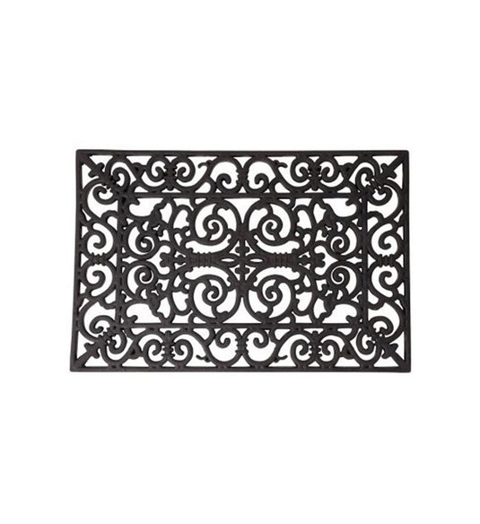 Esschert design klassieke deurmat 60x40cm rubber