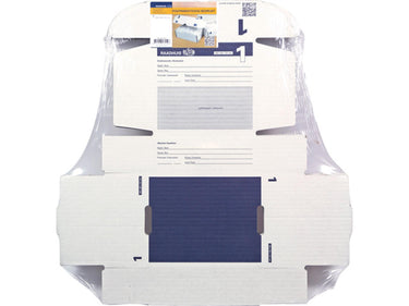 Kangaro raadhuis postpakketdoos 6 - 485x260x185mm - bedrukt - 5 stuks