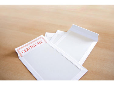 Raadhuis enveloppen 229x324mm c4 bordrug wit kraft 120gr pak a 10st.