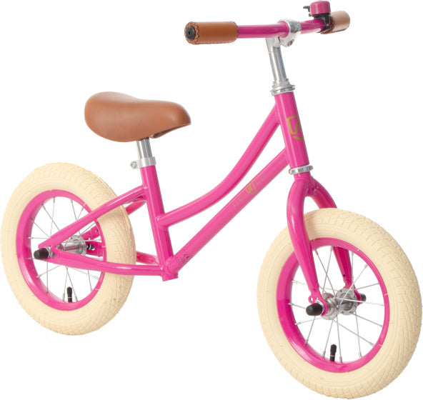 Afbeelding laden in galerijviewer, Rebel Kidz 12.5 , fuchsia. Met verstelbaar stuur en zadel
