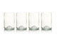 Rebottled glazen - 4-pack - clear