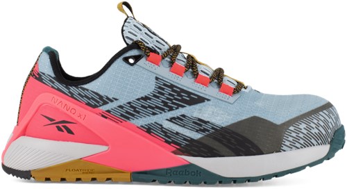 Afbeelding laden in galerijviewer, Reebok werkschoen nano ib382 s1ps | blauw roze | maat 37 - 690774734869
