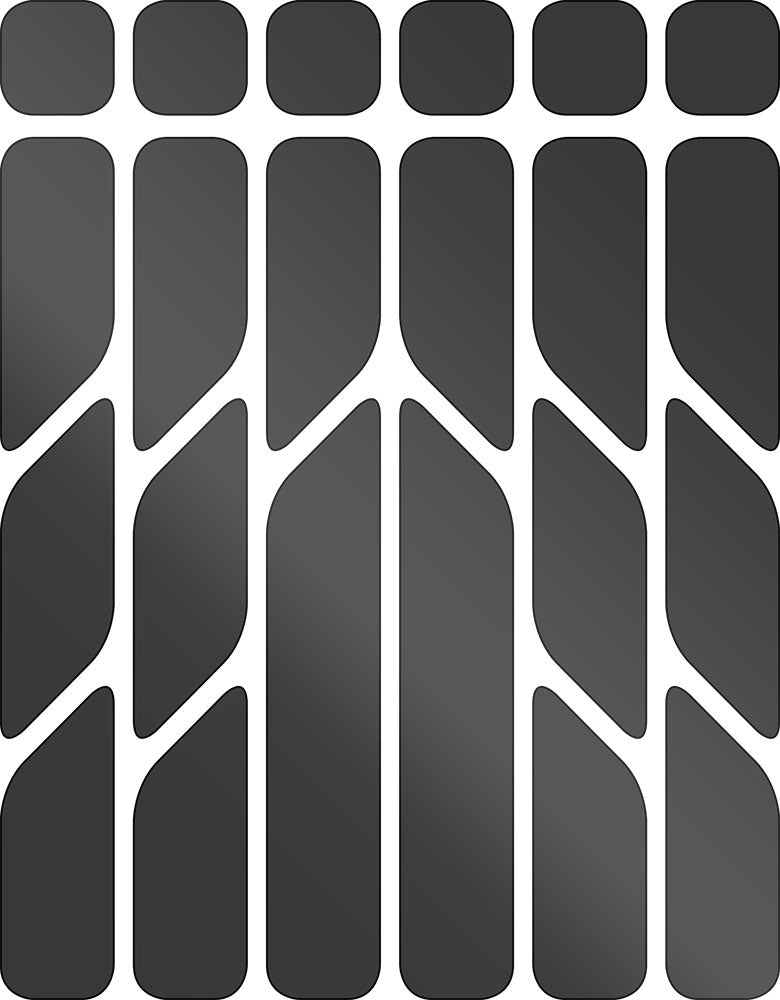 Afbeelding laden in galerijviewer, Rie:sel design reflex decals set 're:flex' black
